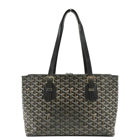 goyard okinawa tote price|GOYARD Okinawa PM Chevron Print Canvas Tote Bag Black.